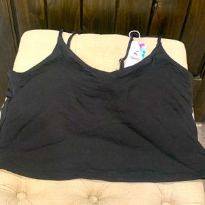 Black sports bra XL